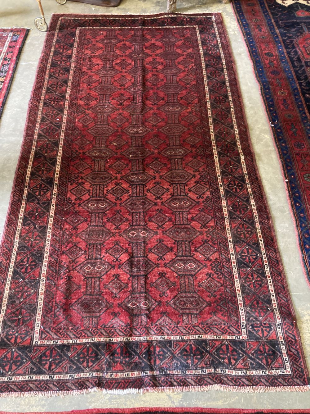A Turkman carpet, 260 x 135cm